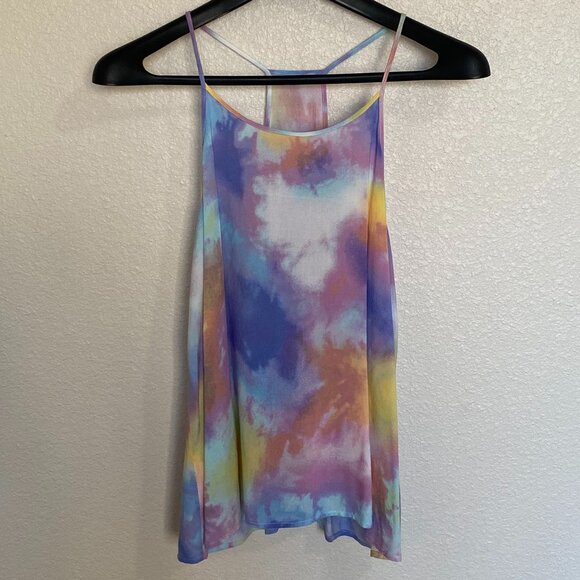 Women's Tie-Dye Spaghetti Strap Tank- S - Picture 1 of 2